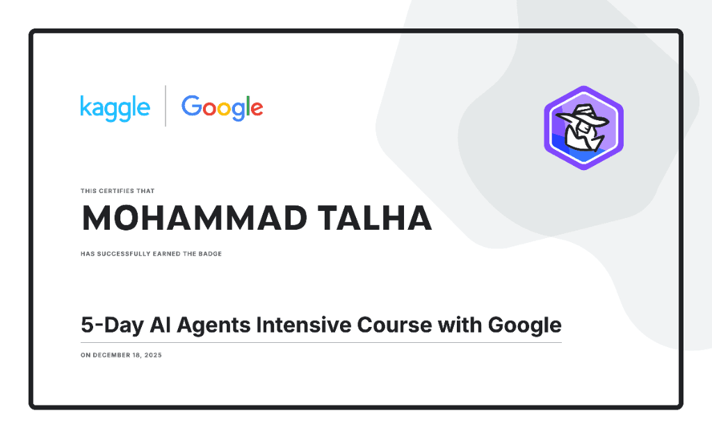 AI Agents course by Google